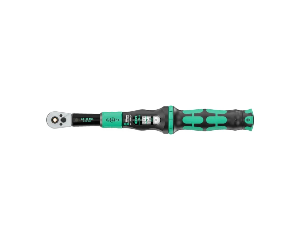 Wera Click Torque Lock A 6 R/L Torque Wrench (2.5-25 Nm)
